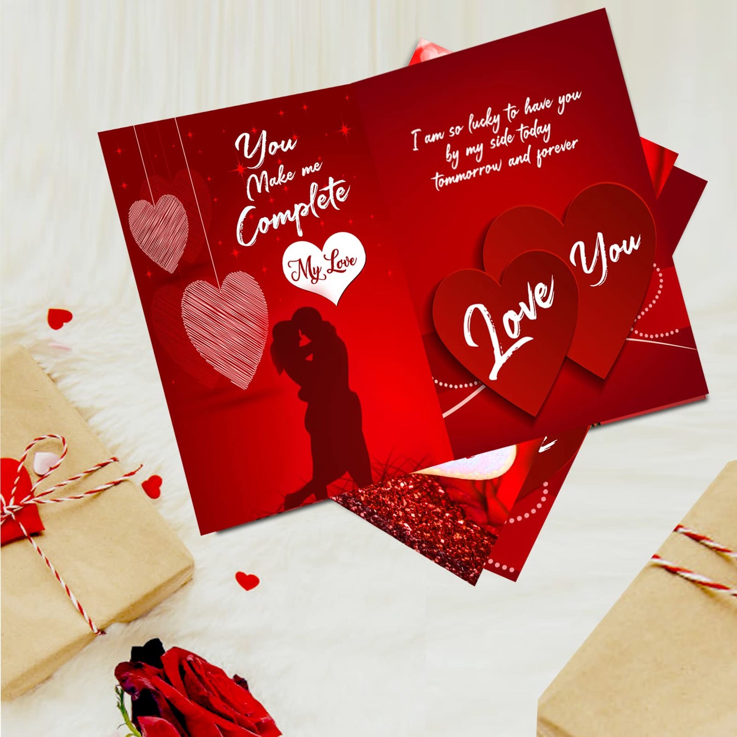 Romantic Surprise Gift for Girlfriend, Love-Themed Birthday Gift, Valentine's Day Romantic Gift for Her, Birthday and Valentine Combo Gift, Celebrate Love Together, Romantic Gift Set for Her, Valentine's Day Present for Wife, Valentine's Day Present for Girlfriend