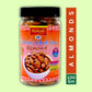 Natural Premium Whole Row Almonds in Jar Almonds  (100 g)