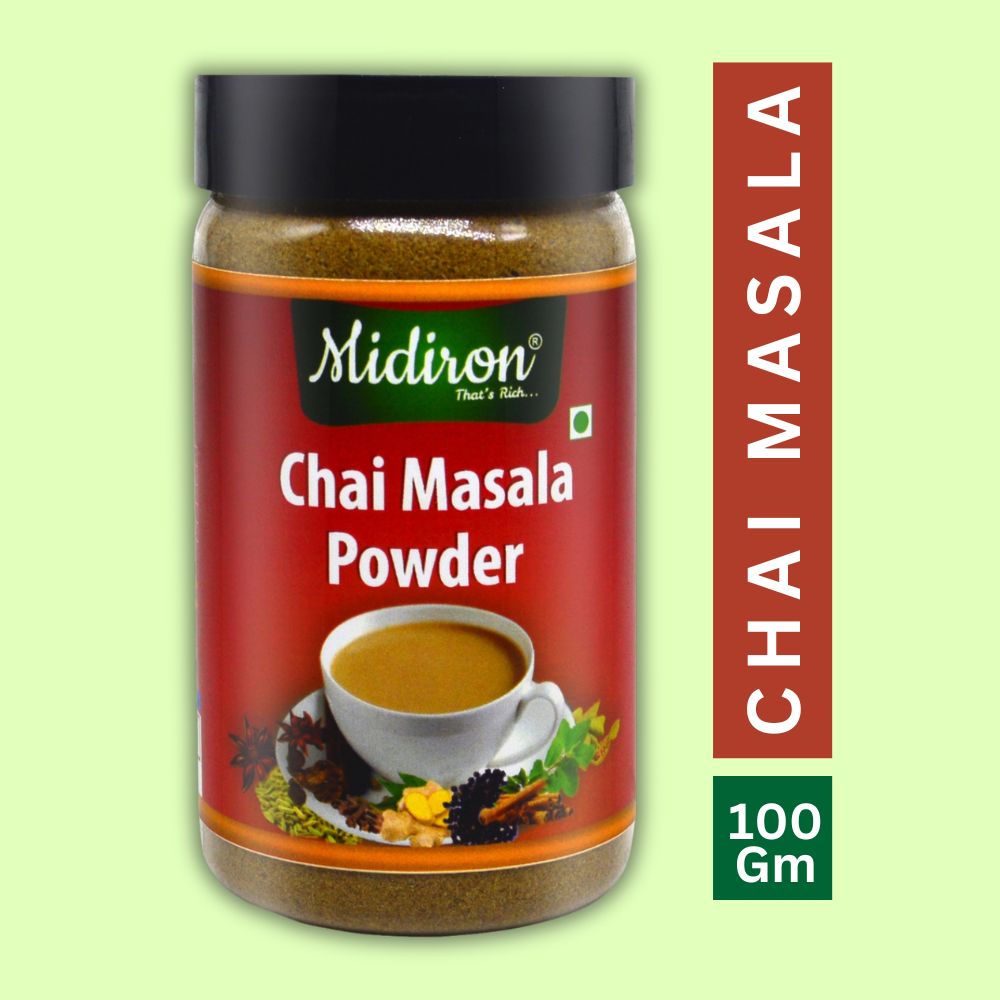 Homemade Chai Masala Powder, Herbal Tea Masala Powder, Immunity Booster, Helps in Cold and Cough | Chai Masala Powder for Tea  (100 g) jar 1