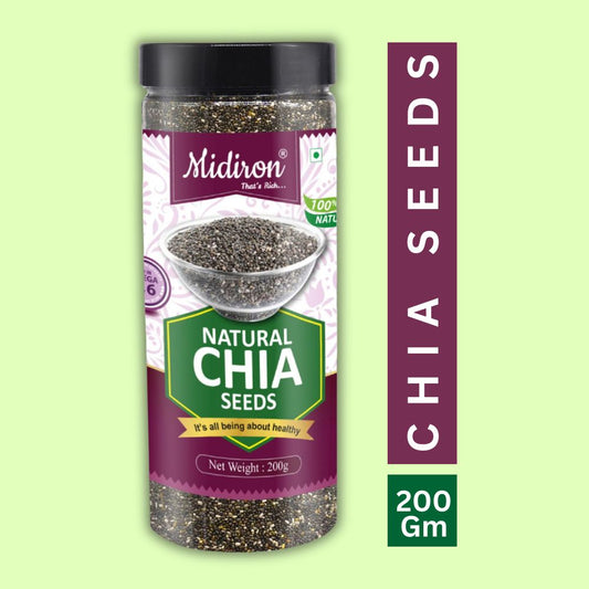 Chia seed for Weight Loss, High in Proteins & Calcium 200 Gm Chia Seeds