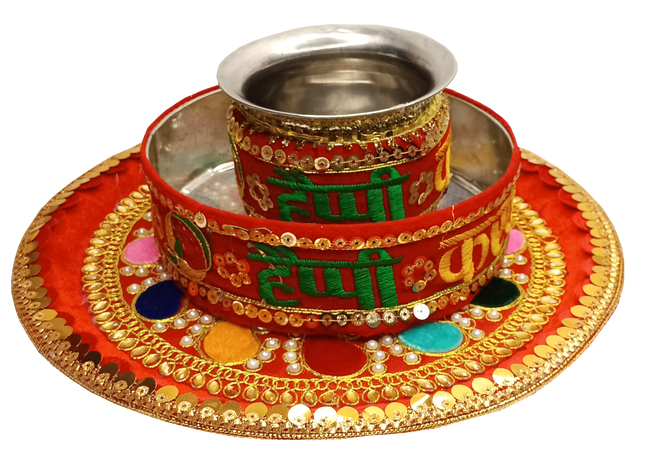 traditional karwa chauth thali with glass
karwa chauth pooja thali full set stainless steel
beautiful karwa chauth pooja thali for rituals
antique karwa chauth thali for married women