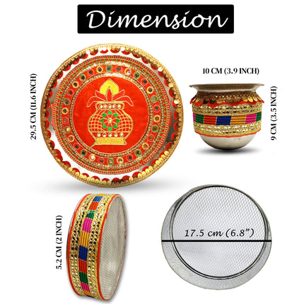 elegant karwa chauth pooja thali
fancy karwa chauth thali
royal karwa chauth pooja thali set
traditional karwa chauth thali