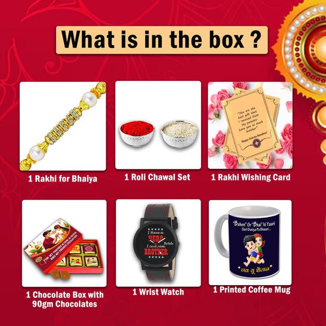 Rakhi For Brother Hamper – Raksha Bandhan Gift For Bhaiya, Unique Brother Sister Gift To Celebrate Rakhi