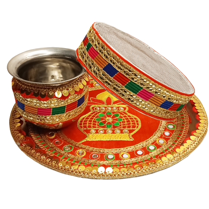 beautiful karwa chauth thali
designer karwa chauth thali set
antique karwa chauth thali
premium karwa chauth pooja thali