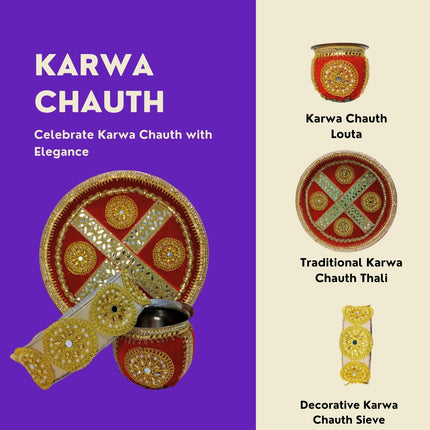 karwa chauth gift thali
karwa chauth puja items set
karwa chauth thali for married women
karwa chauth puja samagri thali