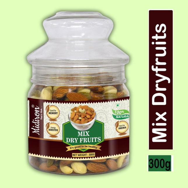 Premium Quality Mix Dry fruits (300g) - Midiron