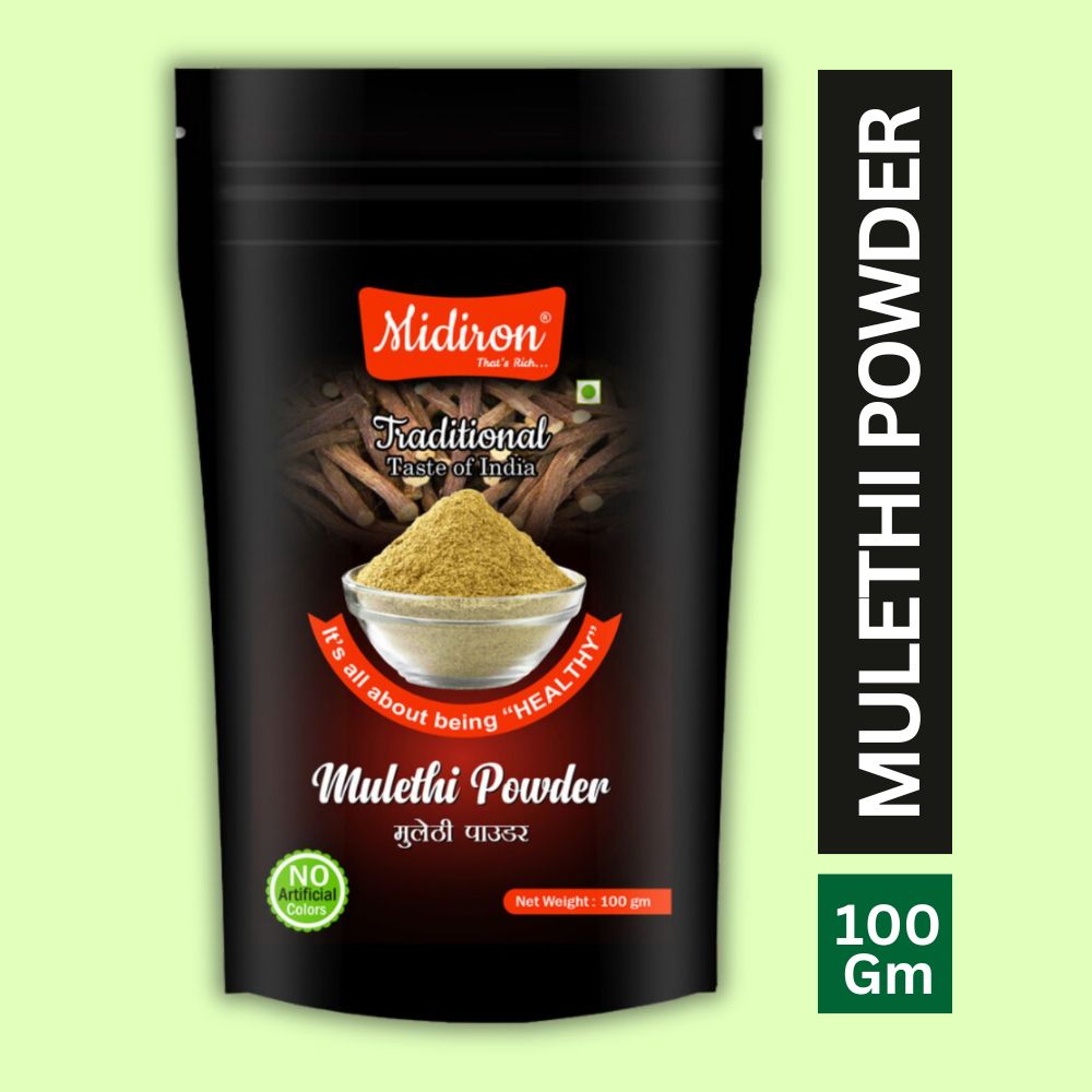 Midiron Mulethi powder pack of 100mg