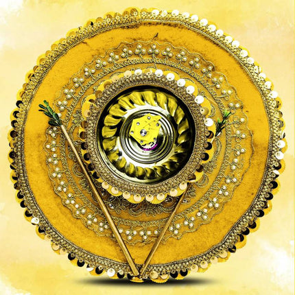 Traditional Haldi thali