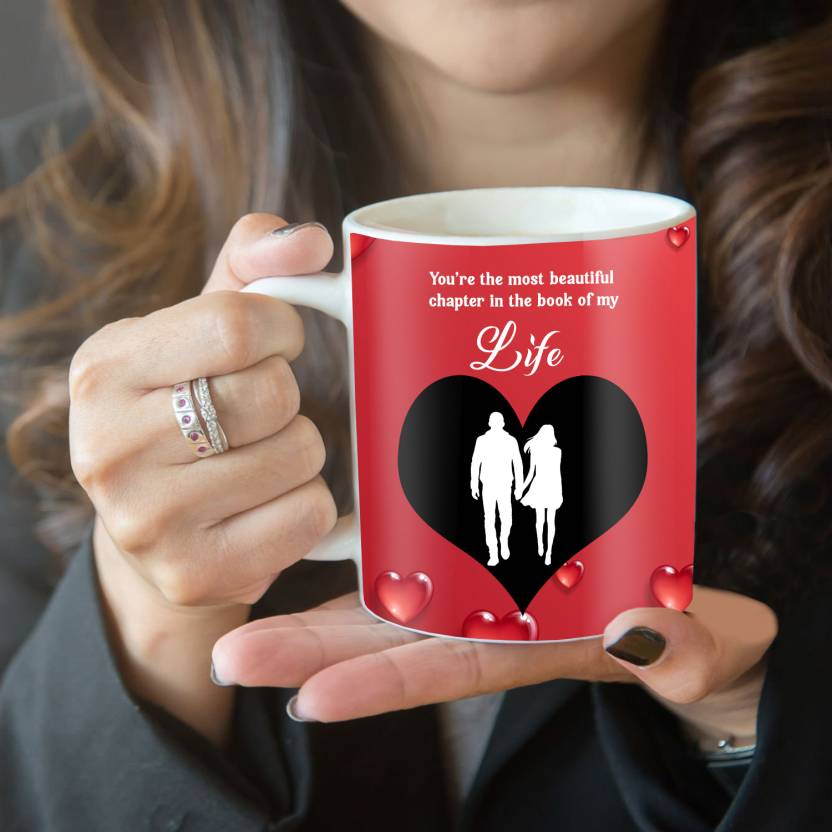 Valentine gift set featuring premium chocolates, a romantic printed mug, Rose,and a Greeting card – perfect for expressing love to your partner.