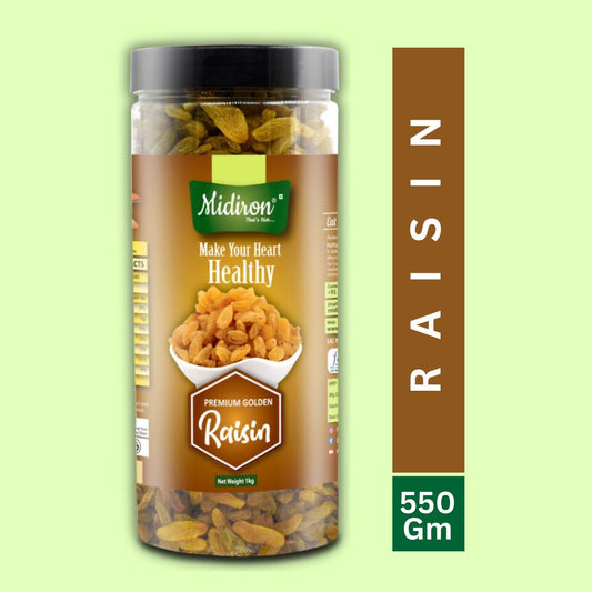 Natural Premium Golden Raisin/kishmish Raisins  (550 g)