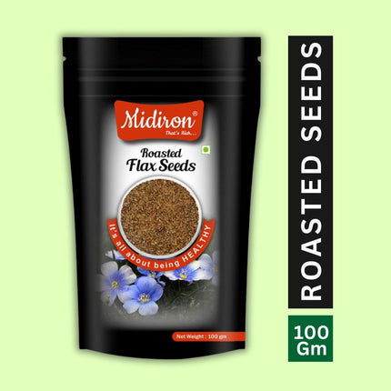 Roasted Flax Seeds 100gm - Midiron