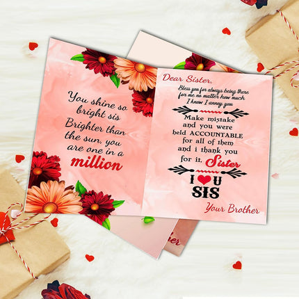 Elegant Rakhi Bandhan Gifts for Sister - Unique Gifts for Sister on Rakhi, Best Raksha Bandhan Gift