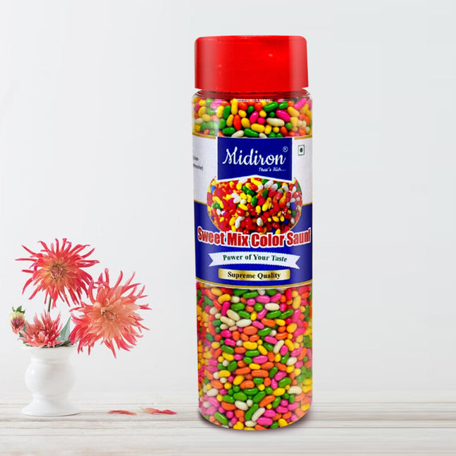 Sweet Mix Colour Mukhwas - Mouth Freshener for Digestion & Fresh Breath, Traditional Indian Mukhwas with Natural Flavors - Midiron