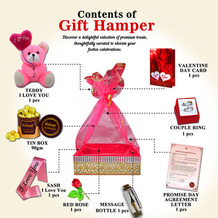 valentine day romantic surprise box
valentine gift hamper for love
valentines week special hamper
valentine week all days gift box