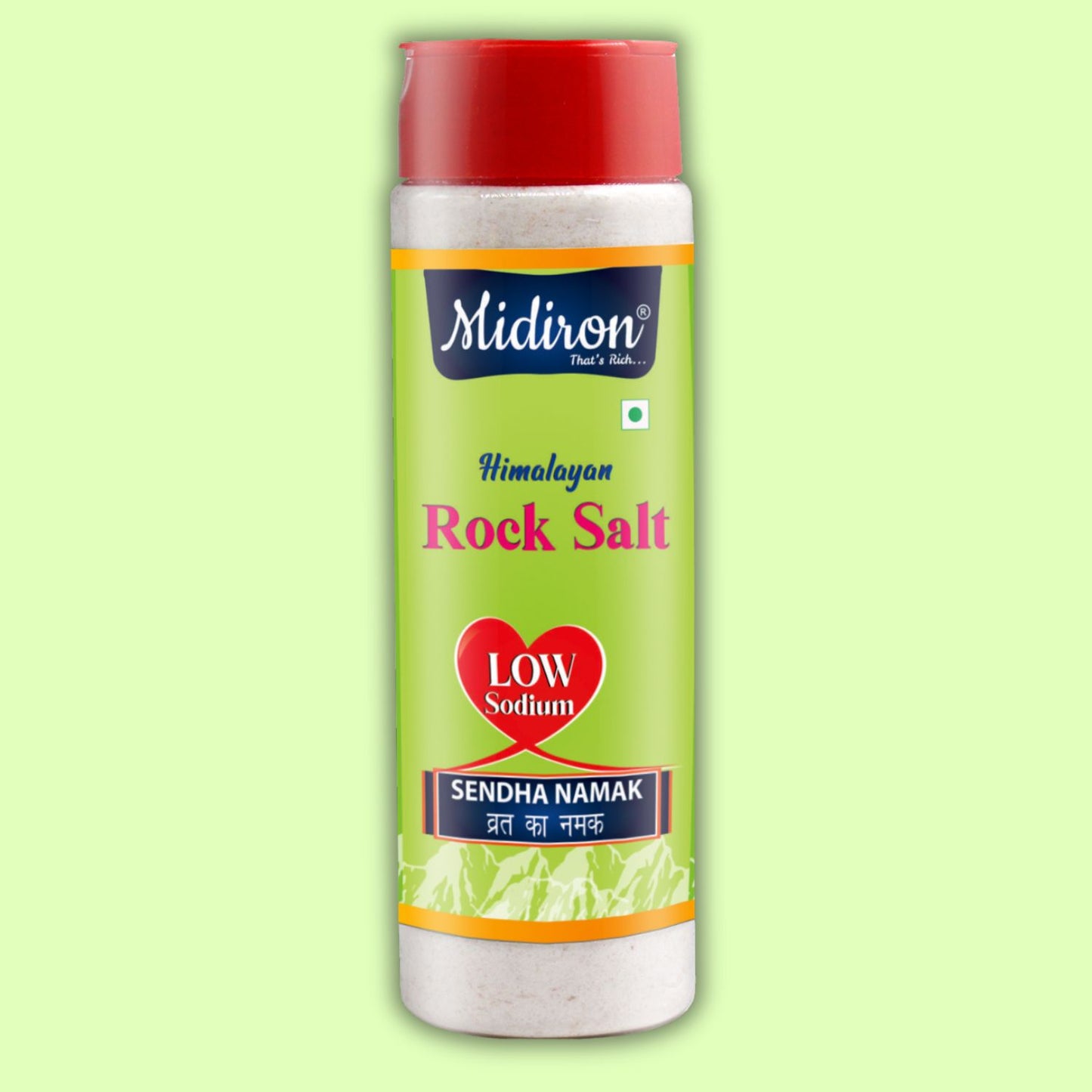 Midiron Himalyan White Rock Salt PACK of 1kg