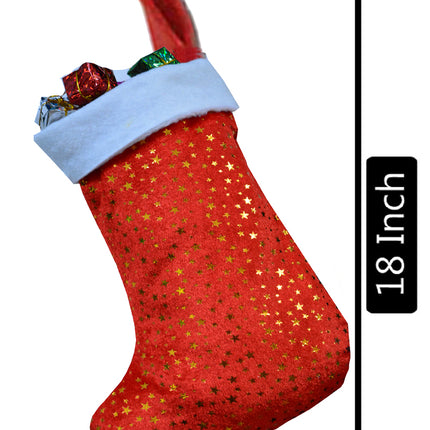 velvet santa stocking bag
festive stocking bag
cute santa stocking
holiday stocking bag
